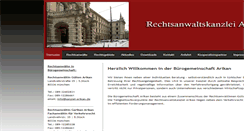 Desktop Screenshot of anwaltskanzlei-arikan.de